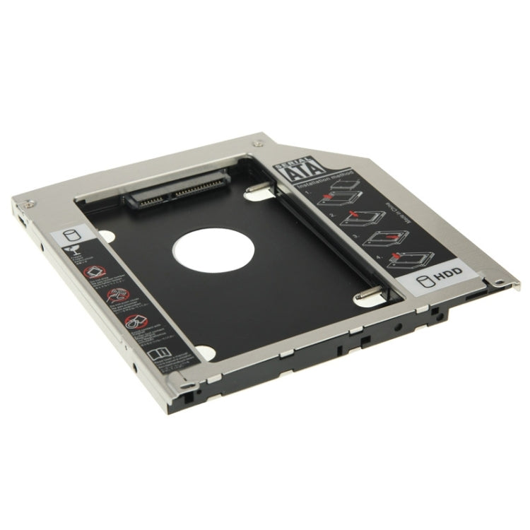 Caddy per secondo disco rigido HDD da 2,5 pollici SATA a SATA per Apple MacBook Pro, spessore: 9,5 mm, SATA to SATA Caddy per secondo disco rigido HDD da 2,5 pollici SATA a SATA per Apple MacBook Pro, spessore: 9,5 mm, SATA to SATA
